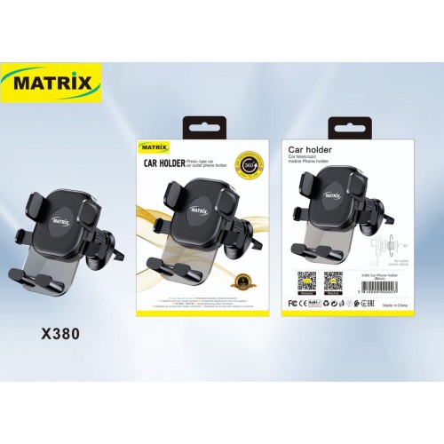 X380 : حامل ماتريكس الاحترافي للسيارة - ثبات فائق 360 درجة